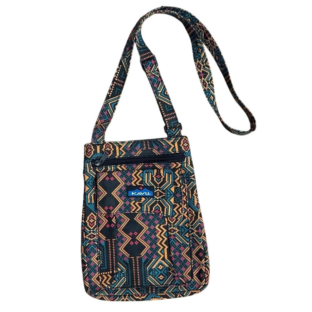 NEW Kavu Crossbody Bag Purse Aztec Geometric Pattern